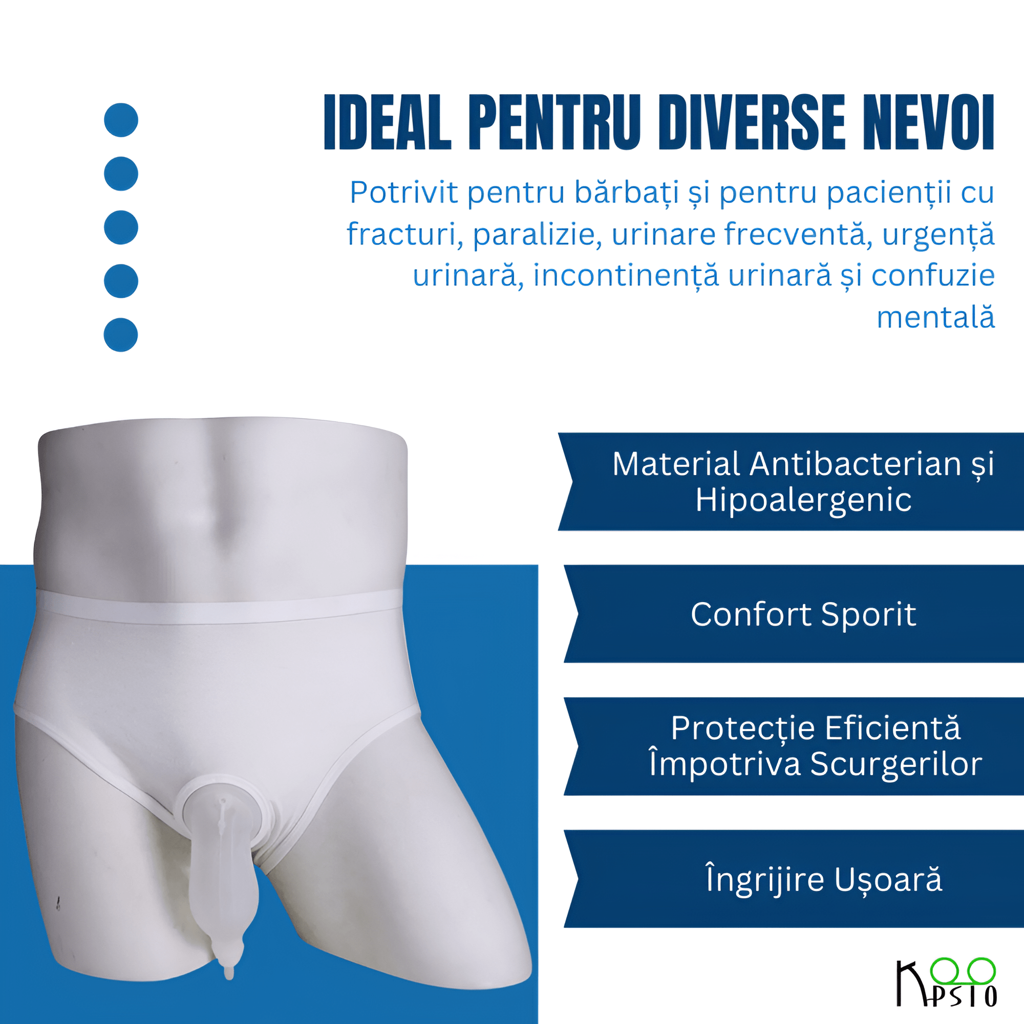 Specificatii Tehnice Chiloti Urinari Barbati Koopsio