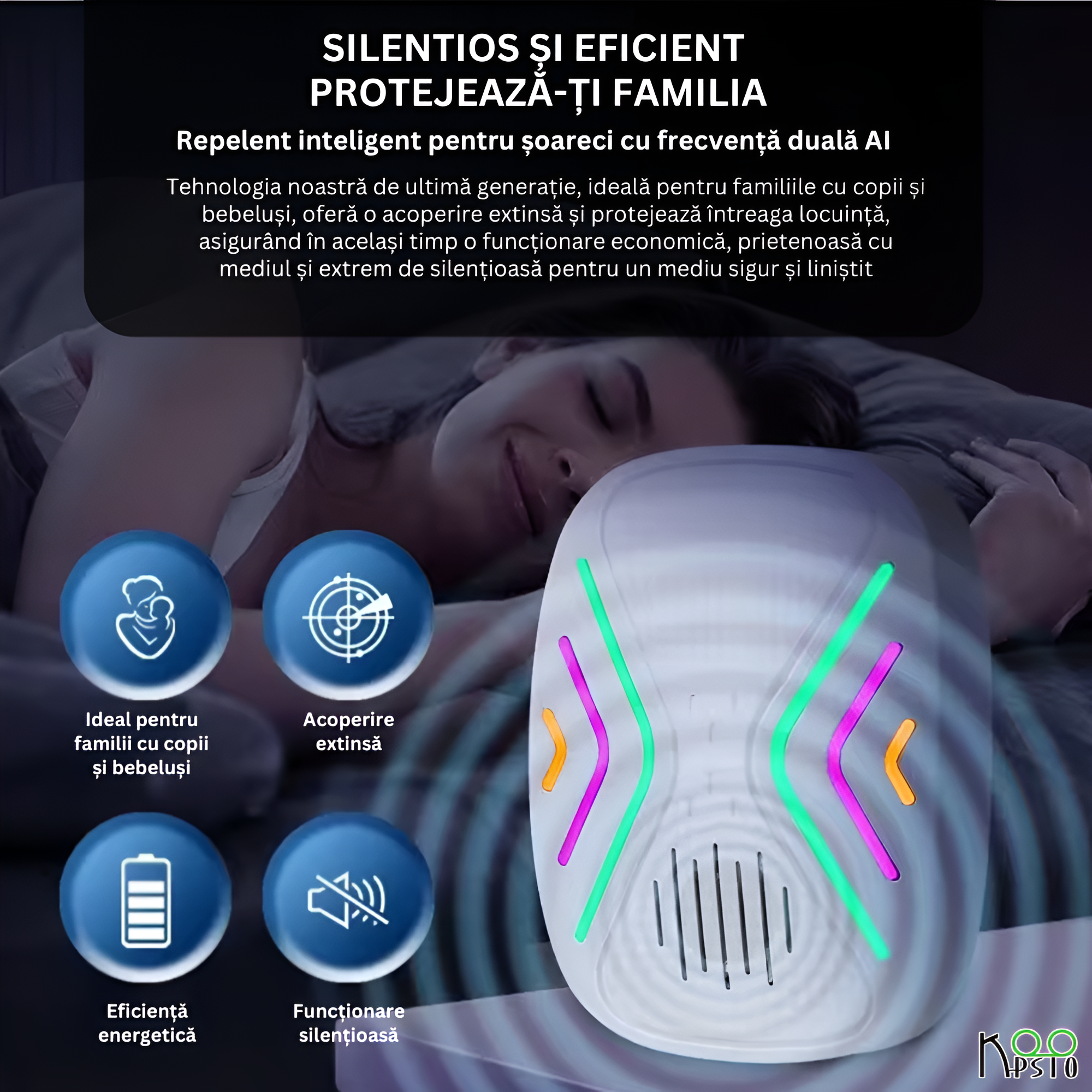 Utilizare Repelent Ultrasonic Koopsios