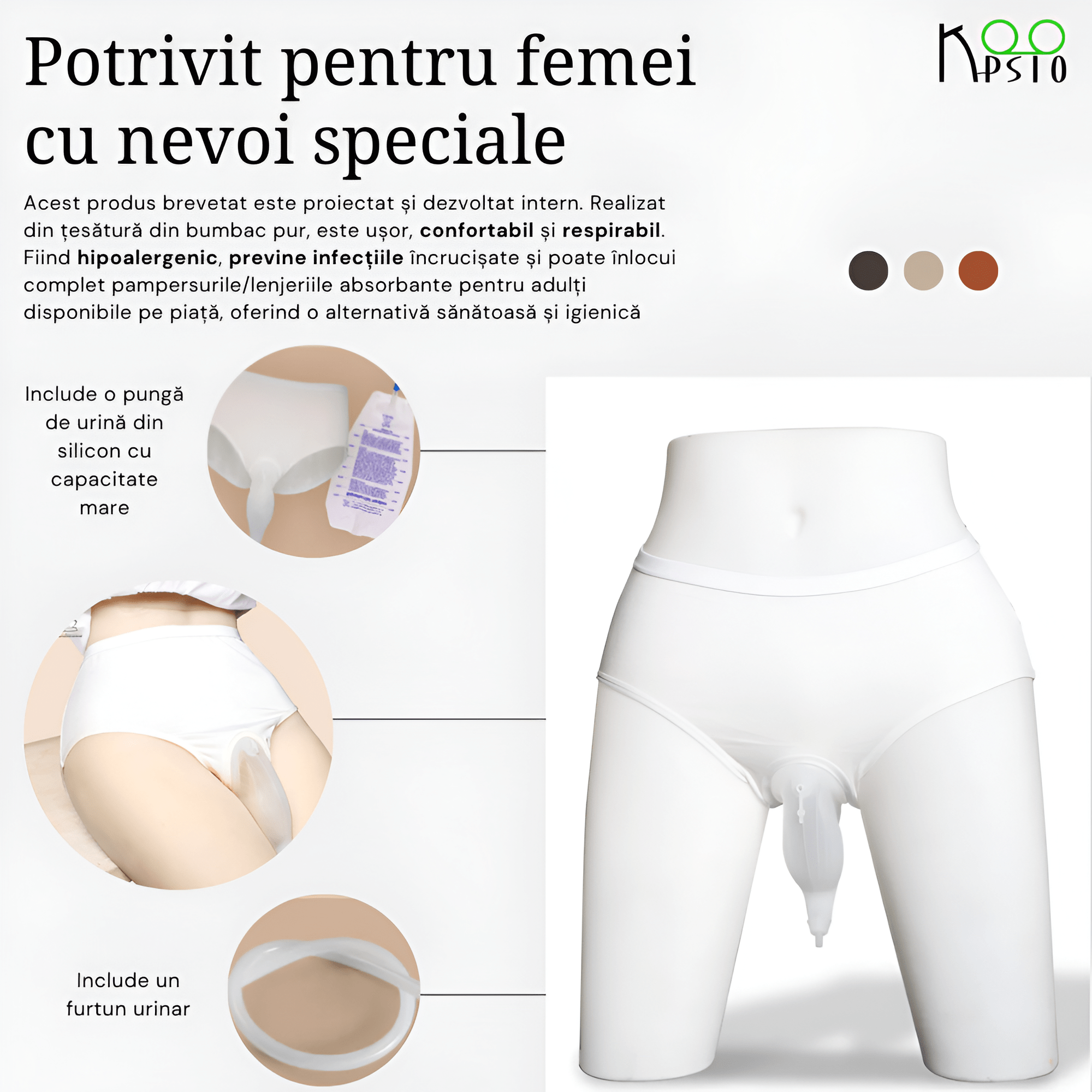 Detalii Tehnice Chiloti Urinari Ecologici Koopsio