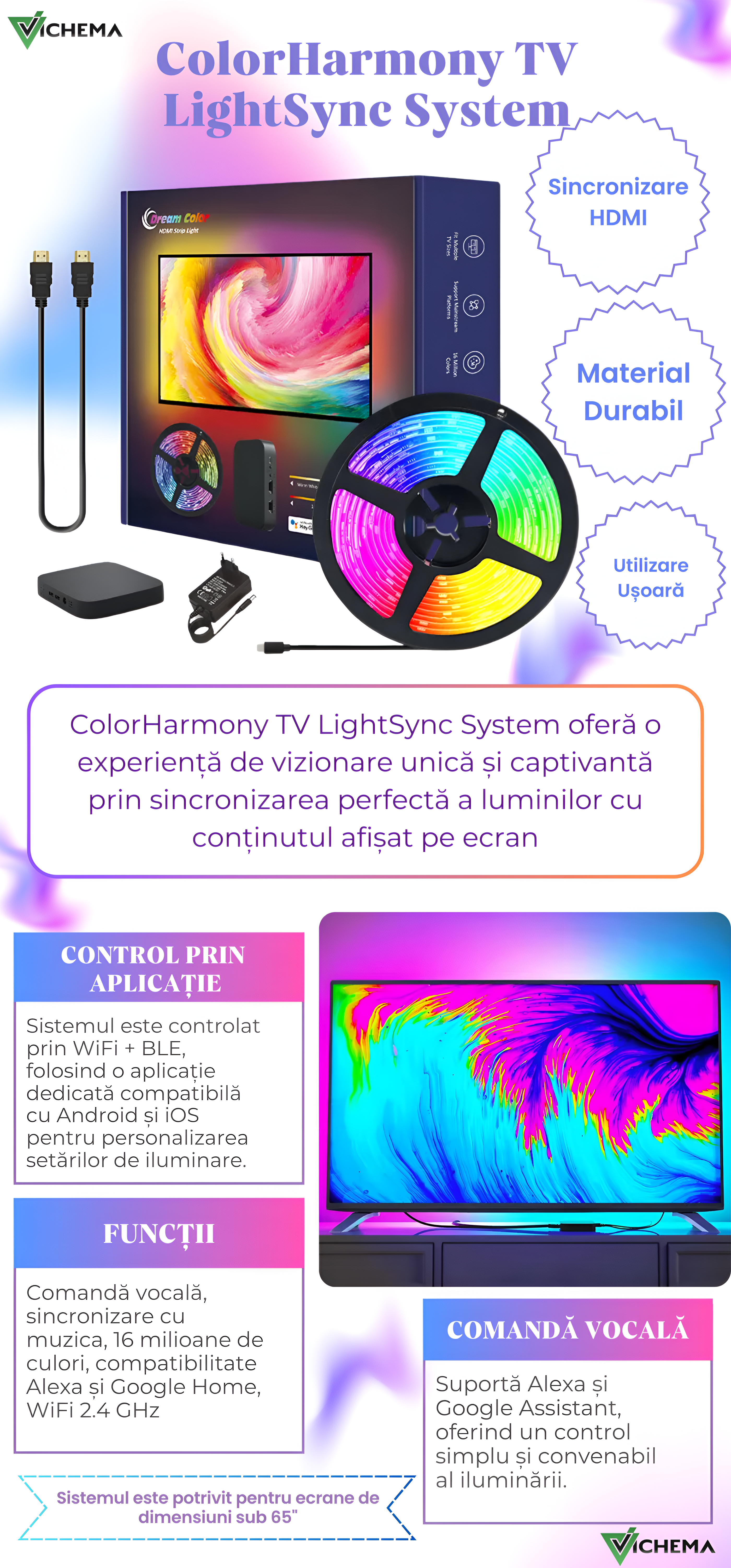 ColorHarmony TV LightSync System de la Vichema