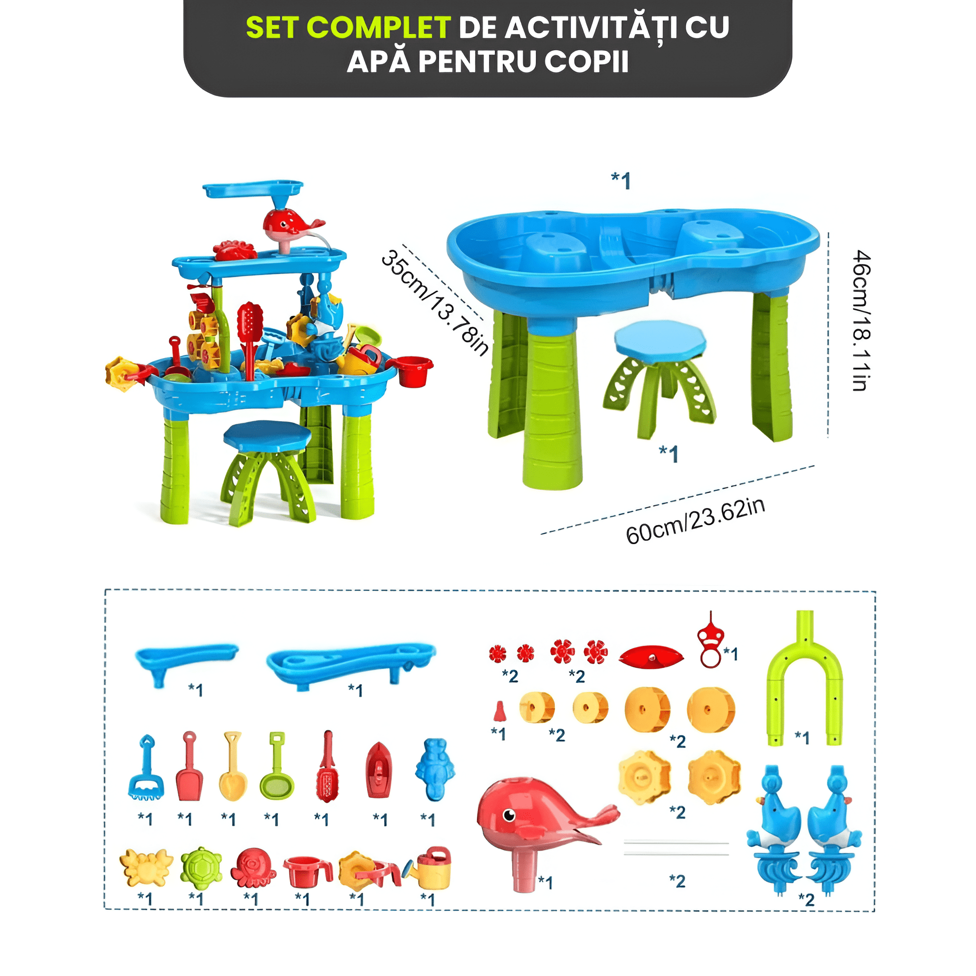 Copii jucandu-se cu masa de apa