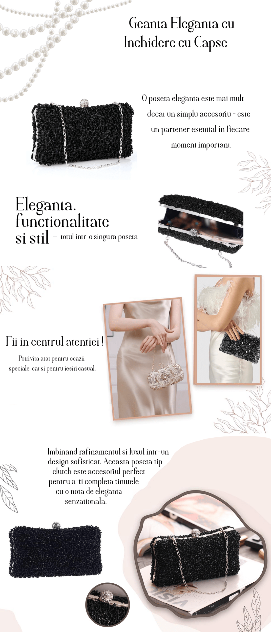 Gentuță Damă Elegantă - Imagine 2