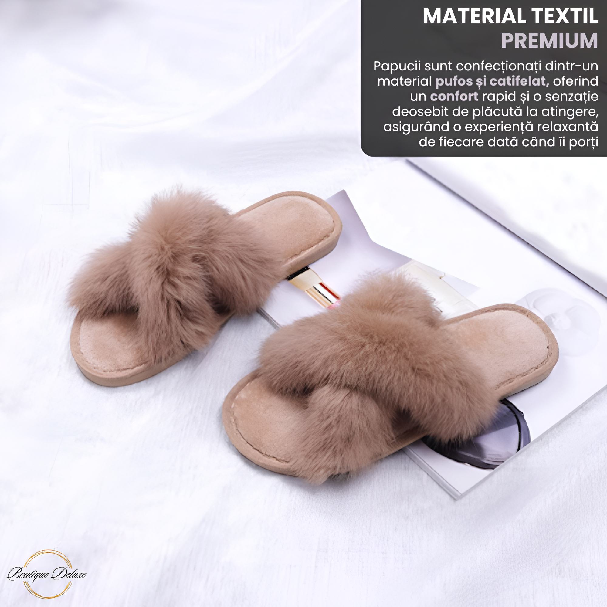 Detalii Papuci Cu Blanita Boutique Deluxe