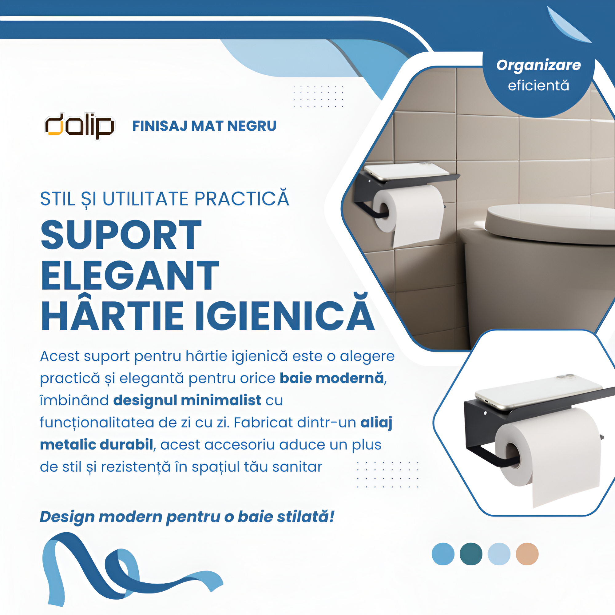 Instalare Suport Hartie Igienica