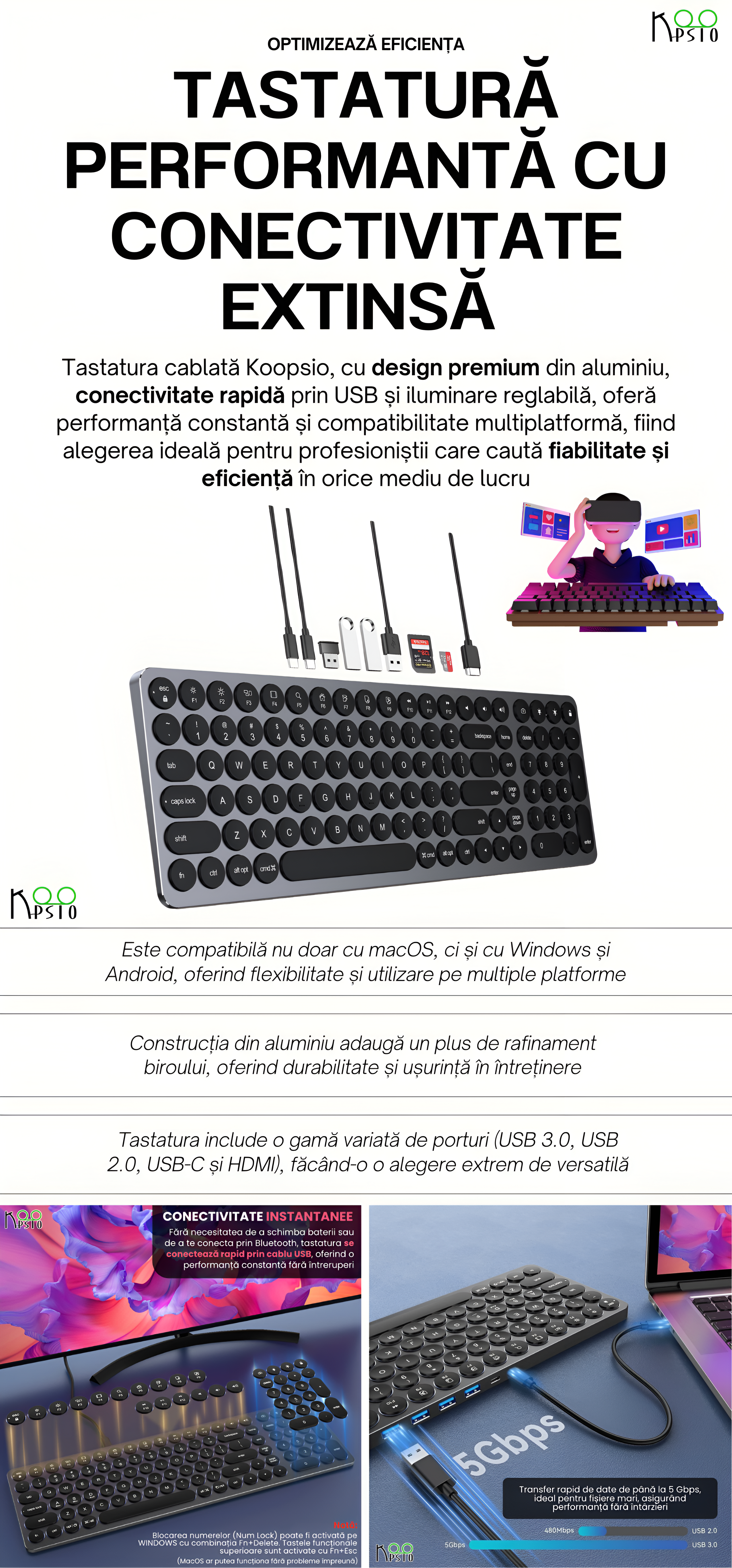 Tastatura Koopsio