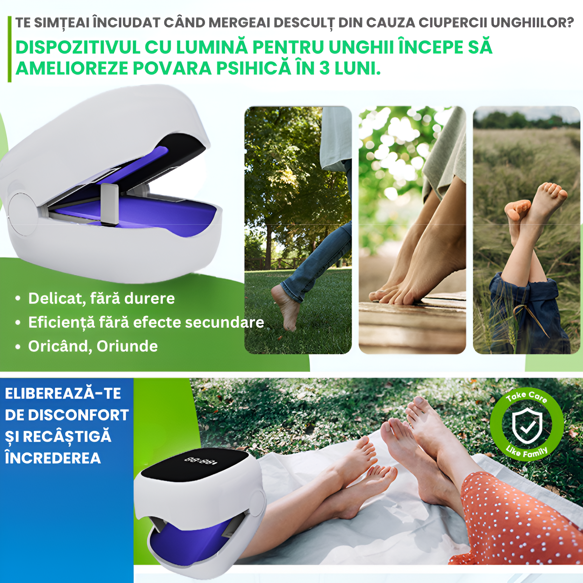 Tratament Onicomicoza Cu Lampa UV