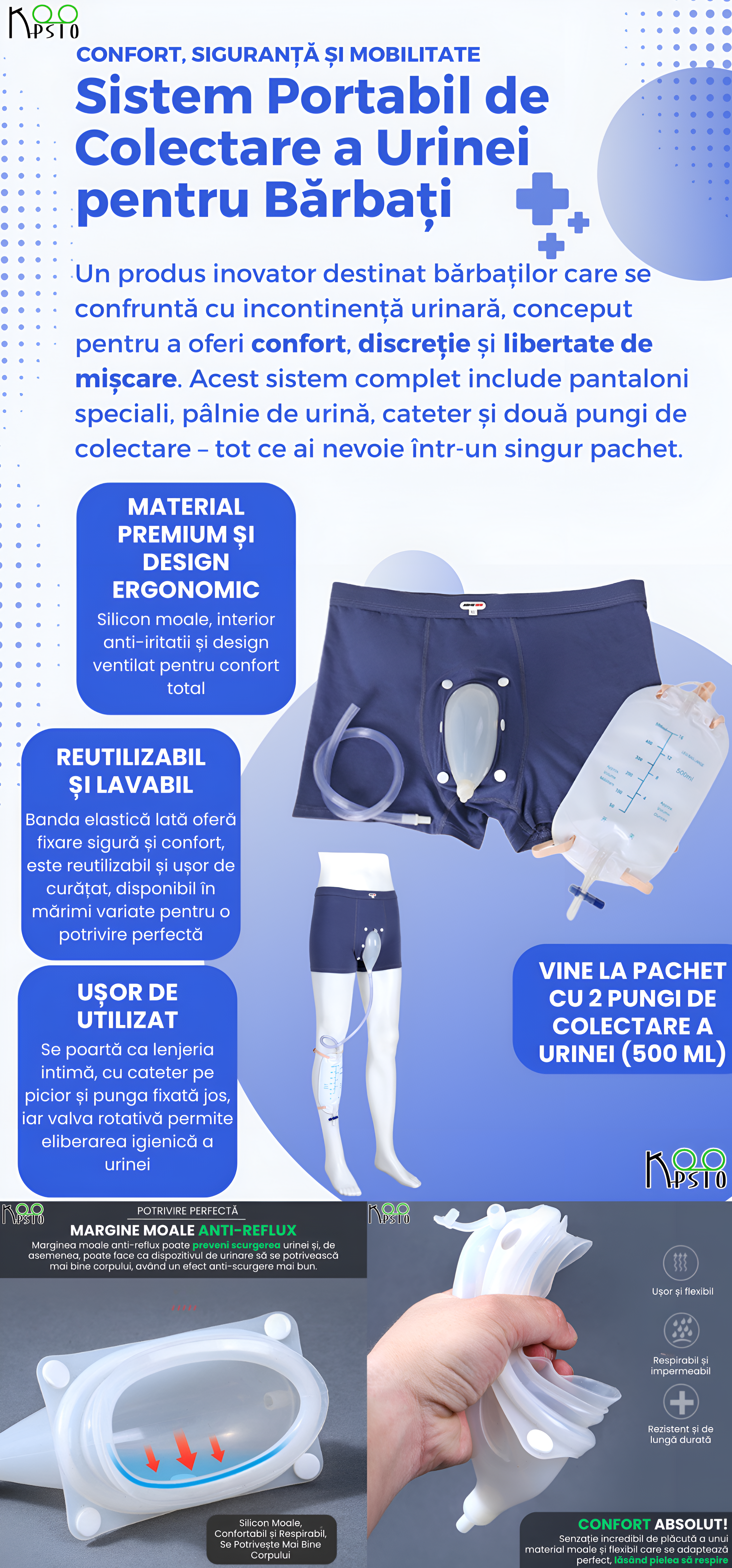 Sistem Portabil de Colectare a Urinei