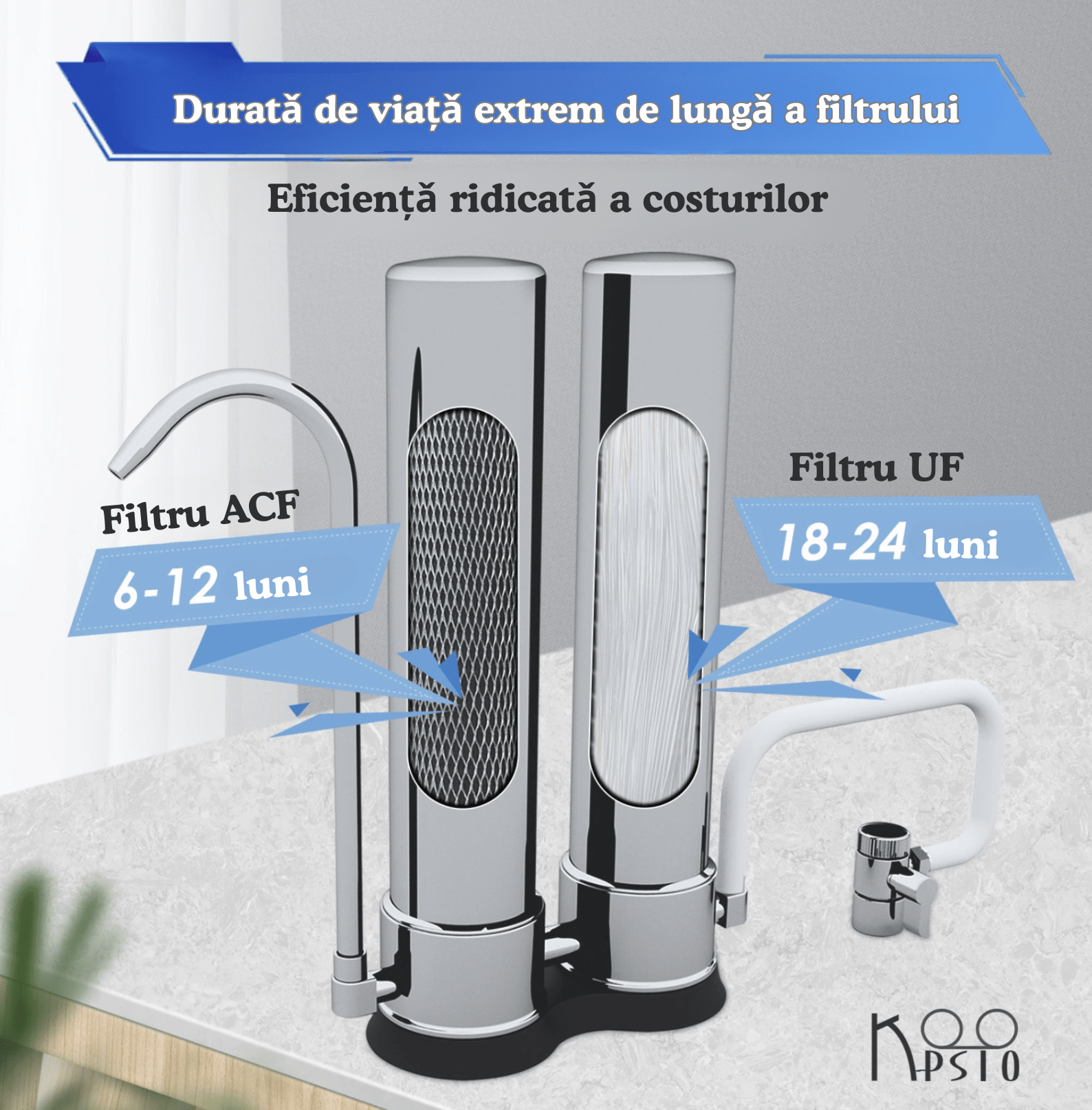 Koopsio F9 Durata lunga de viata
