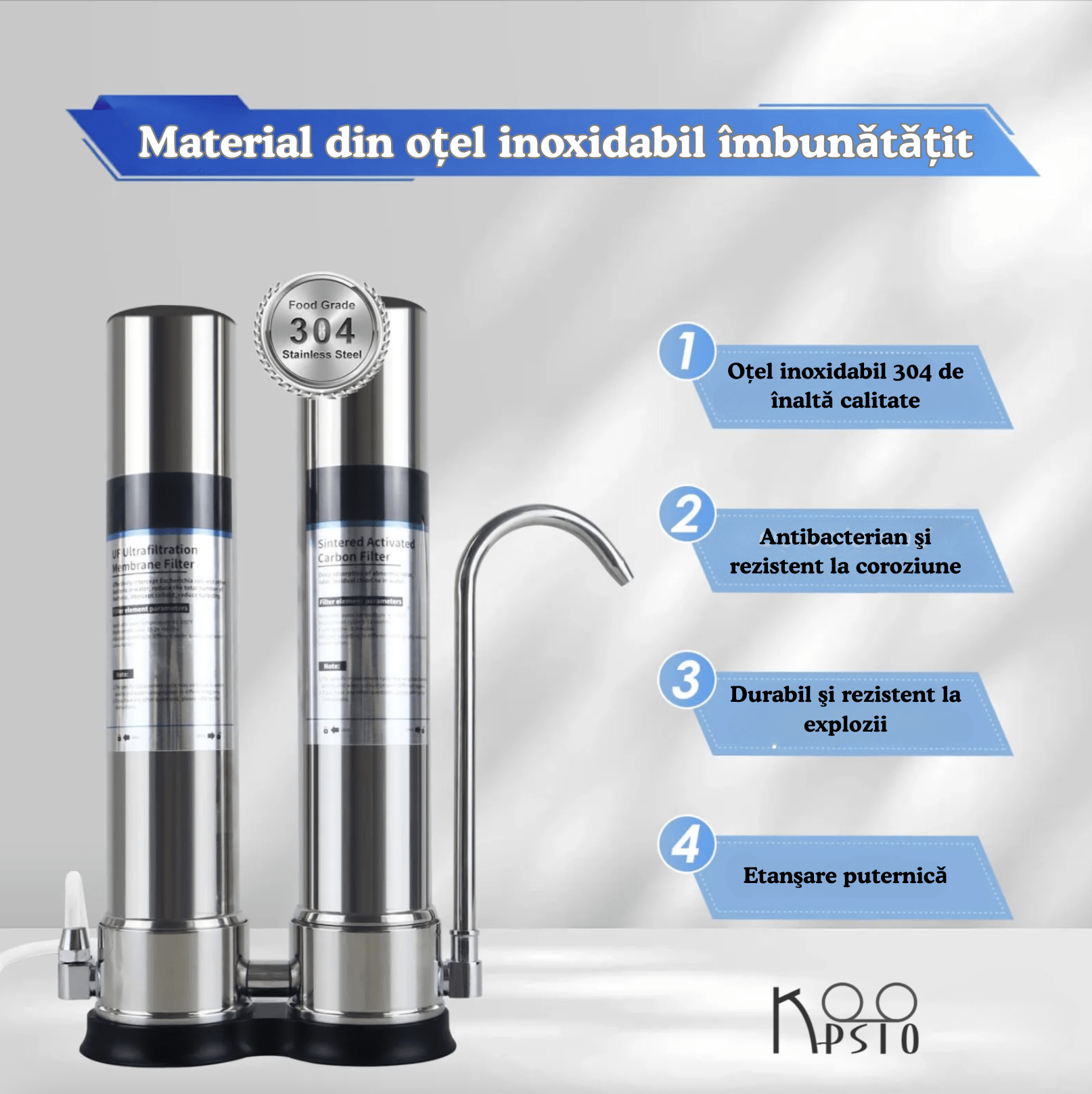 Koopsio F9 inox rezistent